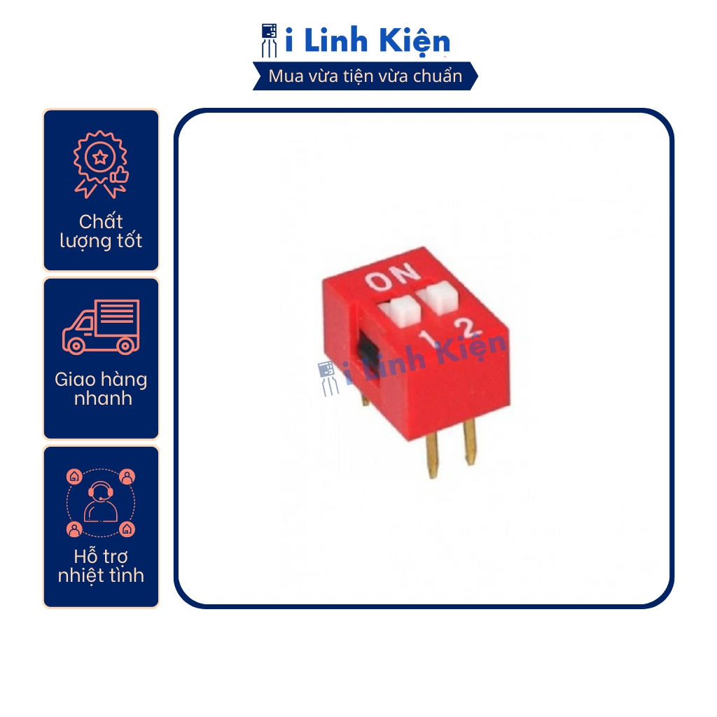 Công tắc bit 2P DS-2P chân cắm đứng chất lượng tốt | Shopee Việt Nam