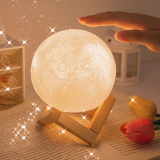 Đèn Led Mặt Trăng 3D Trang Trí Nội Thất Độc Đáo