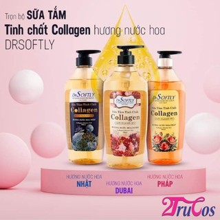Sữa tắm nước hoa DrSoftly Collagen Perfume Shower Gel 700ml (hương Pháp, Dubai lưu 2h - 4h) 2Trucos