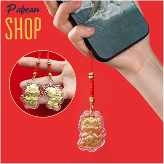Móc KHOÁ, ĐIỆN THOẠI RỒNG THẦN TÀI mạ VÀNG