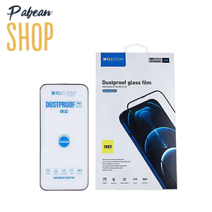 Kính cường lực iPHONE FuLL màn 9D trong suốt kèm bảo vệ loa CHÍNH HÃNG KUZOOM cho iPHONE X -> 16Pro Max
