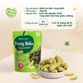 Bánh ăn dặm Mămmy đủ vị cho bé (rau củ, phô mai, trái cây, sữa chua , rong biển , cá tuyết ) gói 25g