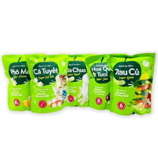 Bánh ăn dặm Mămmy đủ vị cho bé (rau củ, phô mai, trái cây, sữa chua , rong biển , cá tuyết ) gói 25g