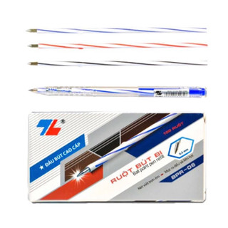 Combo 10 chiếc Bút bi TL cao cấp 027, nét bút 0.5mm/ ruột thay thế