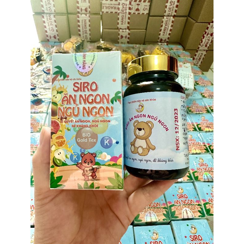 sirô con gấu ăn ngon mẫu hộp mới tháng 12