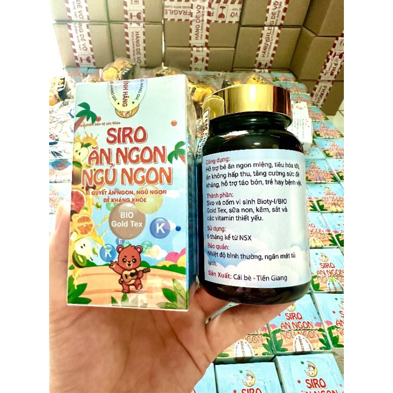 sirô con gấu ăn ngon mẫu hộp mới tháng 12