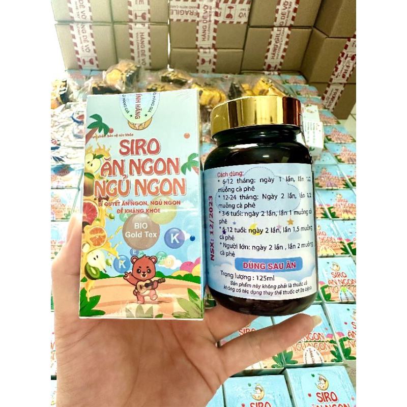 sirô con gấu ăn ngon mẫu hộp mới tháng 12