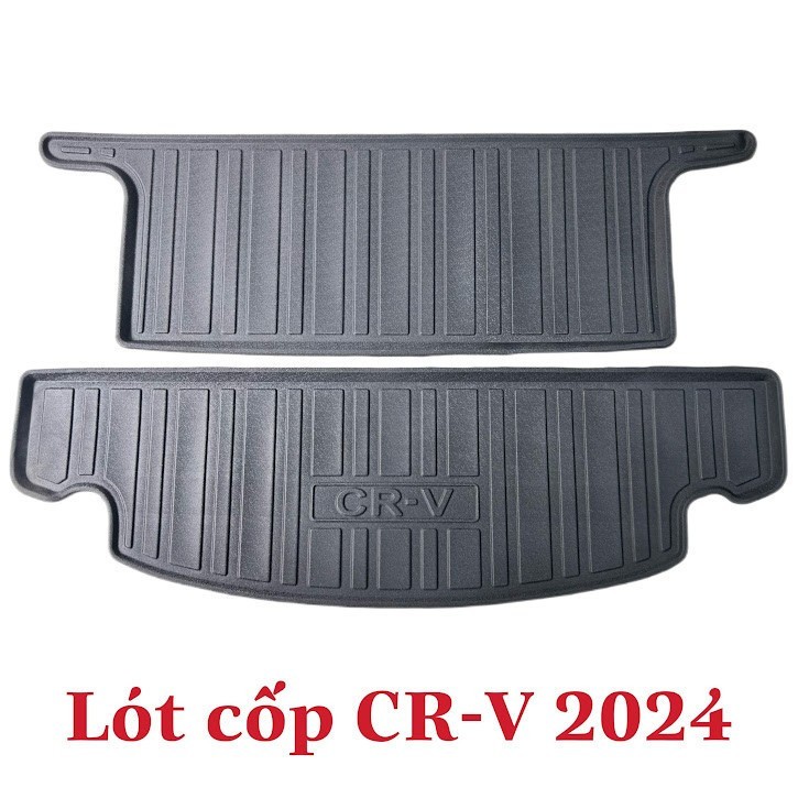 Lót cốp nhựa xe Honda Crv 2023-2025, Khay lót côp nhựa chống nước, nhựa dẻo tpo bền bỉ