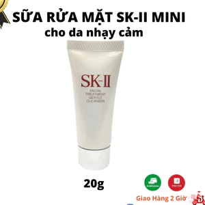 Sữa rửa mặt SKII/ Sk2/ SK-II Facial Treatment Gentle Cleanser Mini 20g tách set nội địa Nhật - Sạch sâu,cấp ẩm, dịu
