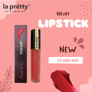 Son La Pretty velvet chất son mịn lì như nhung