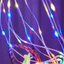 Đèn LED Rèm Mành Mưa 3x2m - Hiệu Ứng Thác Nước, 10 Sợi Nháy, Hàng Chống Nước