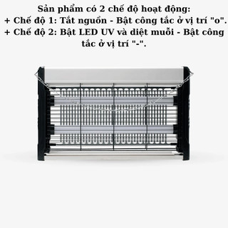 Đèn bắt muỗi Rạng Đông DBM02 500x250/4W Máy Diệt Côn Trùng Nổ Không Mùi Không Hóa Chất Độc Hại