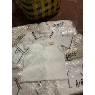 Áo len polo cổ bẻ cộc tay hình mickey, tag gu ci 453