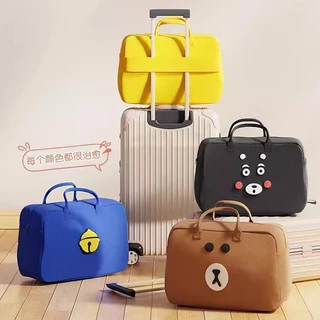 Túi HÌNH GẤU hot trend 2022 vải nỉ đi biển, đi du lịch