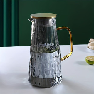 Bình đựng nước Nắp inox bằng thủy tinh chịu nhiệt có nắp dung tích 1800ml