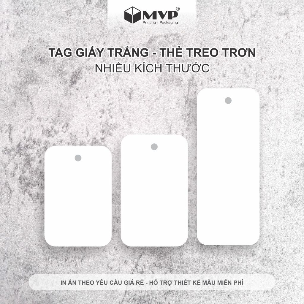 MVP Tag giấy trơn