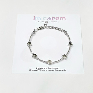 Vòng Tay 𝗦𝗜𝗟𝗩𝗘𝗥 𝗦𝗧𝗔𝗥𝗦   ͙͘͡ ★ Vòng Tay Ngôi Sao Tình Bạn [Đọc kĩ mô tả]