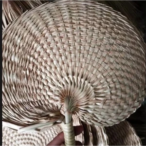 Combo 3 Quạt cọ làm khánh trang trí tết, làm câu đối xuân, quạt mát