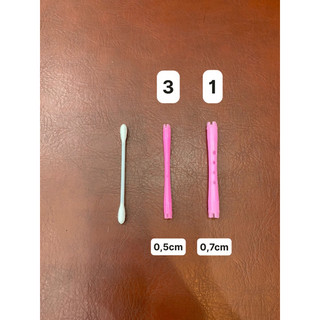 (Combo 30 cái) Xương uốn phồng chân tóc,Trục tăm bông uốn phồng chân tóc size nhỏ nhất