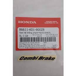 Tem combi brake dè trước SH Việt Nam 2013 2015 2017 2018 2019 ( giá 1 cái )