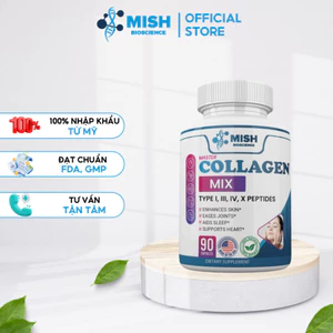 Collagen Cao Cấp Kết Hợp 5 Peptide I, II, III, V, X