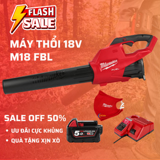 Máy thổi bụi, thổi lá cầm tay Milwaukee M18 FBLG3 gọn nhẹ, công suất lớn - Hàng Chính Hãng