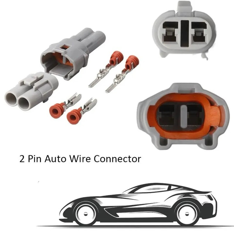 Boîtier Connecteur Sumitomo HM Scellé 6180-2451 - Mâle 2 Voies - Lot De 2 Pièces Neuf