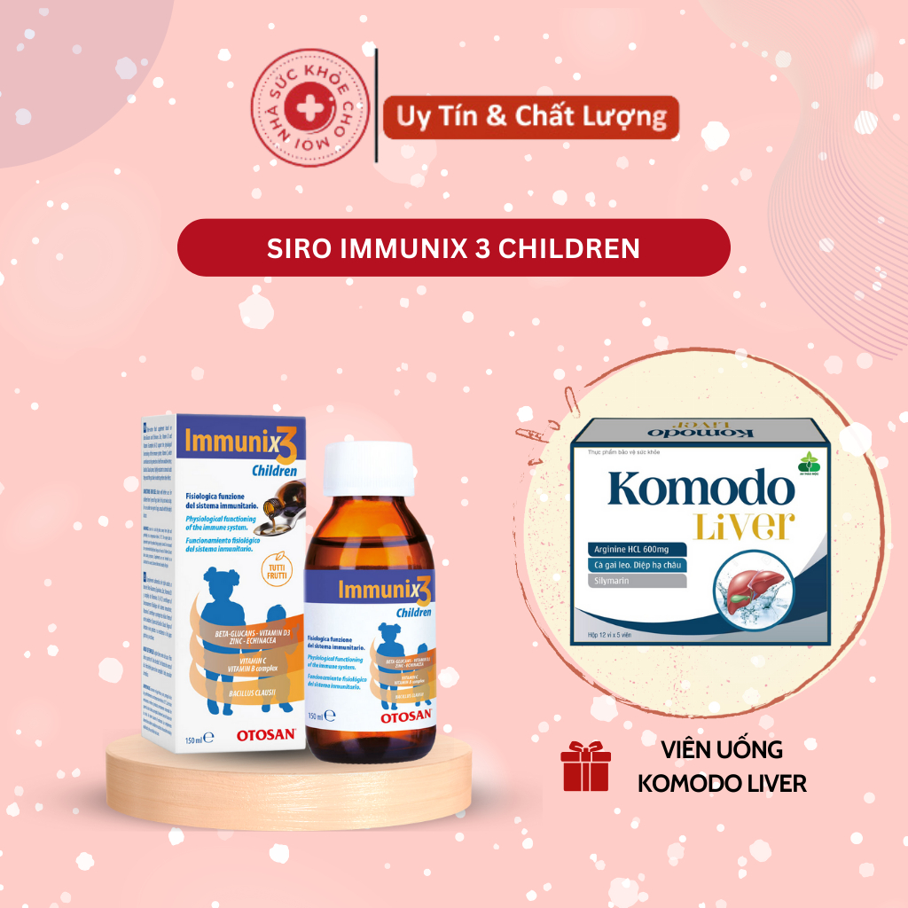 Immunix 3 children Siro tăng cường đề kháng, cân bằng vi sinh đường ...