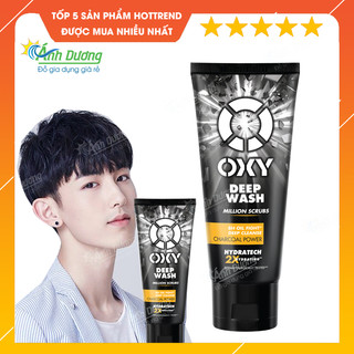 Sữa rửa mặt Oxy Deep Wash đen 2X - Giúp sáng sạch da 25g