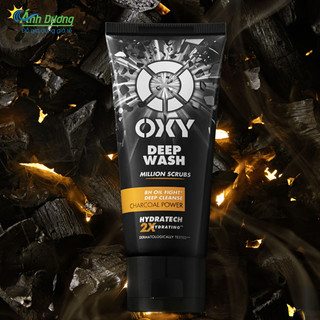 Sữa rửa mặt Oxy Deep Wash đen 2X - Giúp sáng sạch da 25g