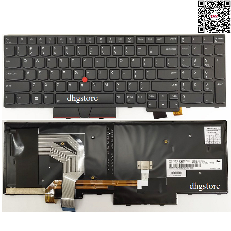 Bàn Phím Laptop Lenovo Thinkpad P51s P52s T570 T580 20l9 20la 20lb Shopee Việt Nam 1221