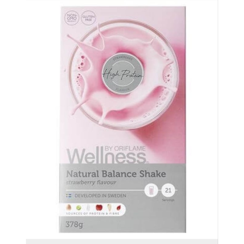 29689 Wellness_Bột_Oriflame Natural Balance Shake Strawberry Flavour ...