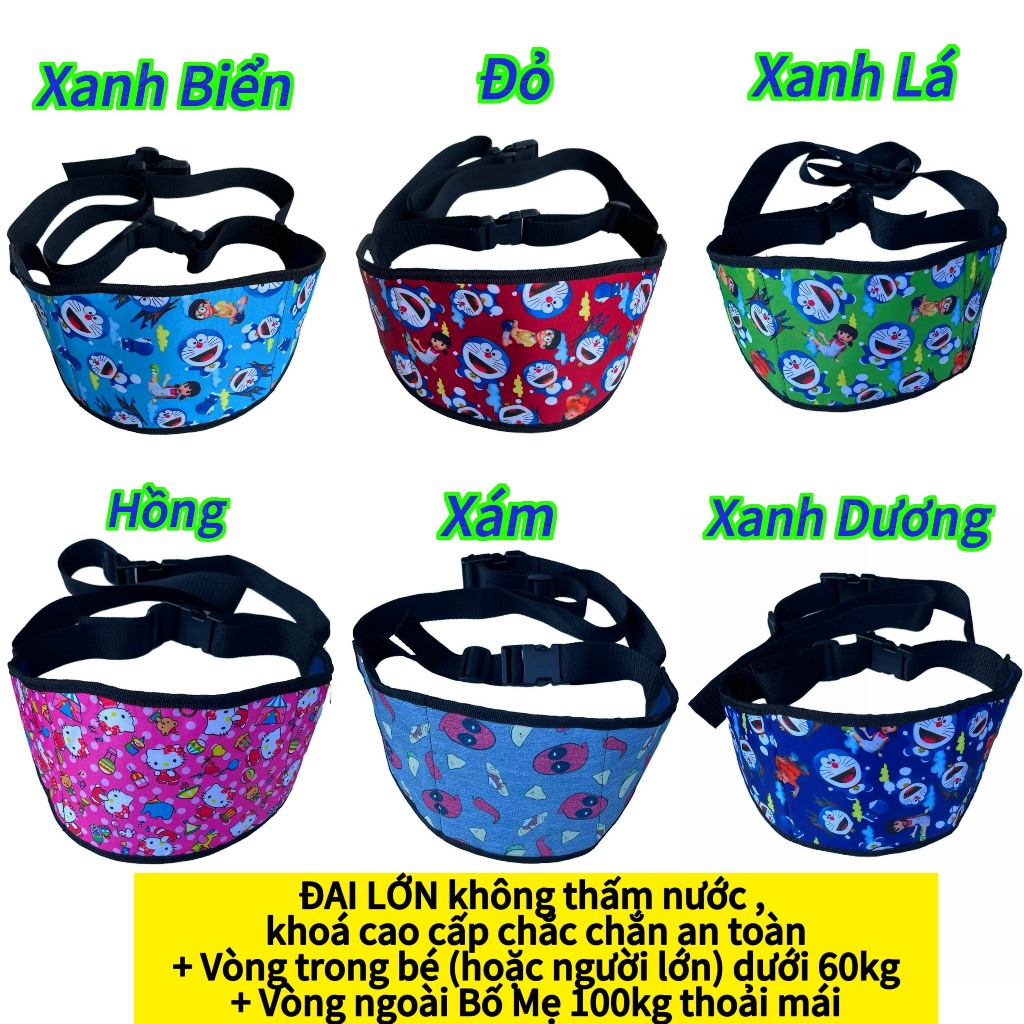 [ĐAI LỚN ] ĐAI LỚN Đi Xe Máy Cho Bé, An Toàn , Đai Lớn Mẫu Mới cho bé , đai trẻ em an toàn cao cấp dài 1m7