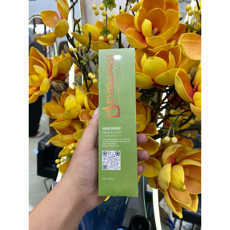 Dầu gội khô,xịt phồng tóc DEVELOPRSI 200ml