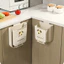 Thùng rác treo tủ bếp gấp gọn thông minh 10L có ngăn đựng túi rác tiện lợi, Thùng rác treo tường gấp gọn