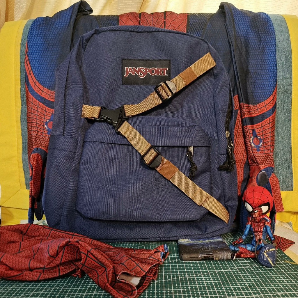 Backpack The Amazing Spider Man 1/1 Jansport Balo người nhện Shopee