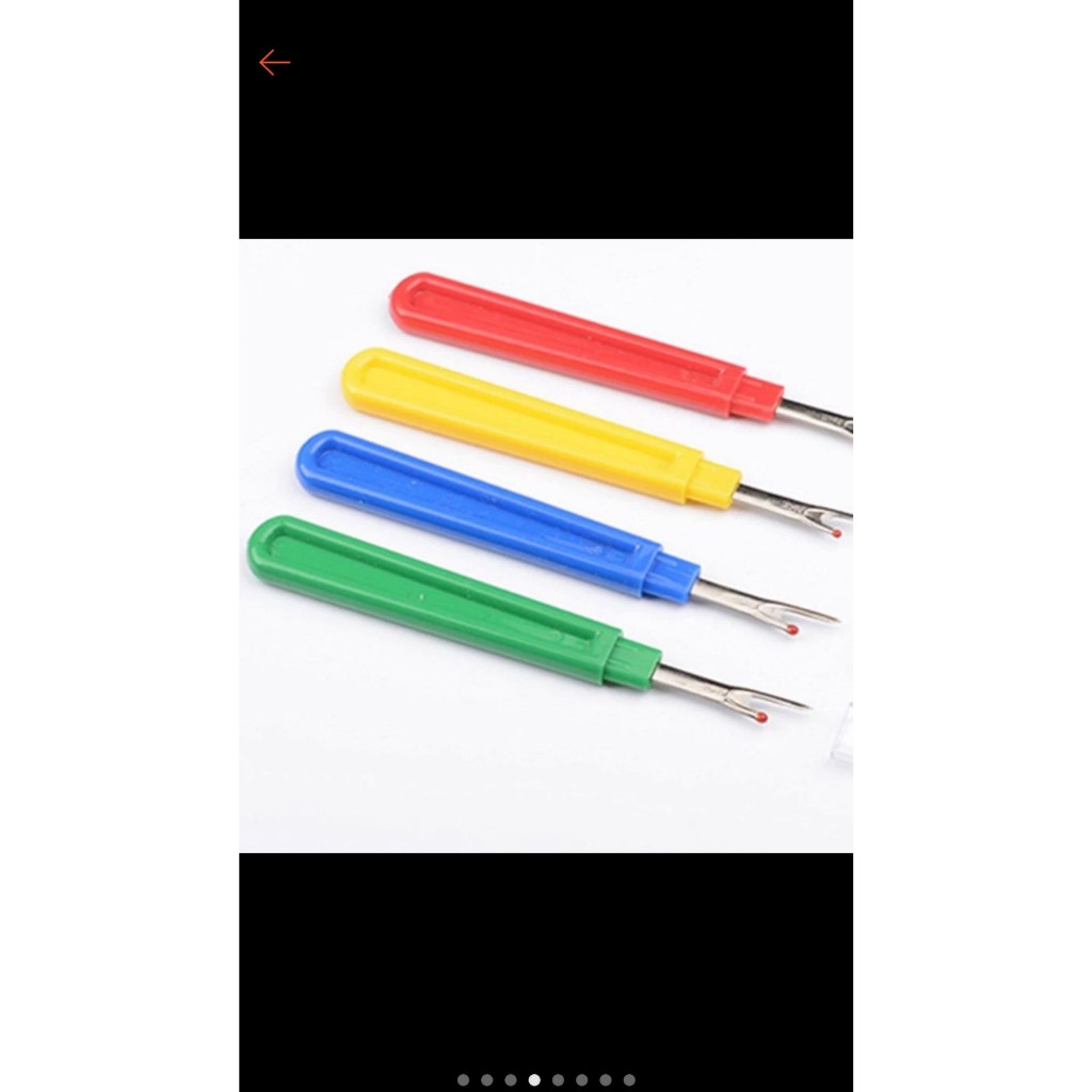 Cây Tháo Chỉ Rạch Khuyết 13cm Cao Cấp – Loại To Cán Nhựa(combo 2,5 cái)