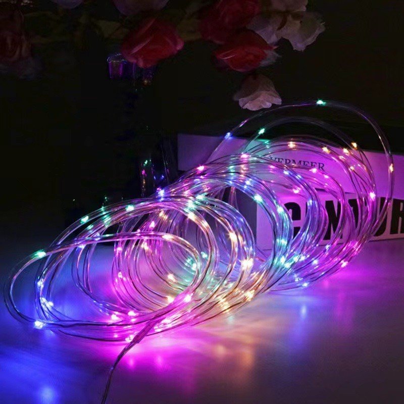 Dây Led Nhấp Nháy RGB 40m Chống Nước, Trang Trí ABM SOLAR