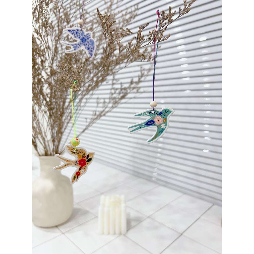 Liễng/Tag treo cây trang trí Tết noel Gác xép dày dặn cứng cáp hình chim én ẢNH SHOP CHỤP