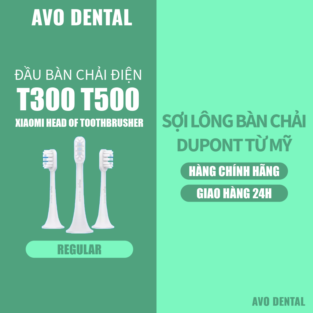 (Chính hãng) Đầu bàn chải điện T300 T500 T700 thay thế Xiaomi Mijia
