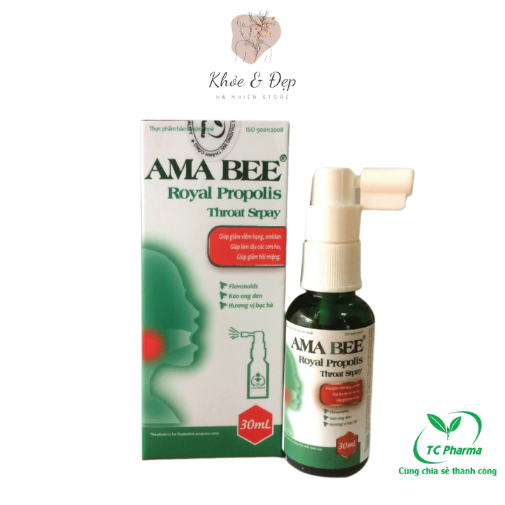 Xịt họng keo ong AMA BEE 30ml | Shopee Việt Nam