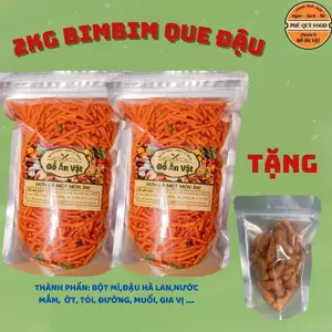 Combo 2kg Bimbim Que Tặng Kèm Túi Snack Đùi Gà