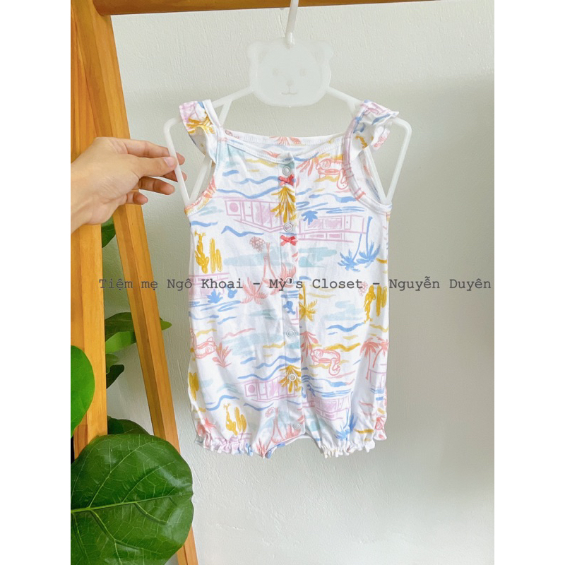 [MD60] 3-6M  Body đùi bé gái các hãng xuất xịn chất liệu cotton mềm mát