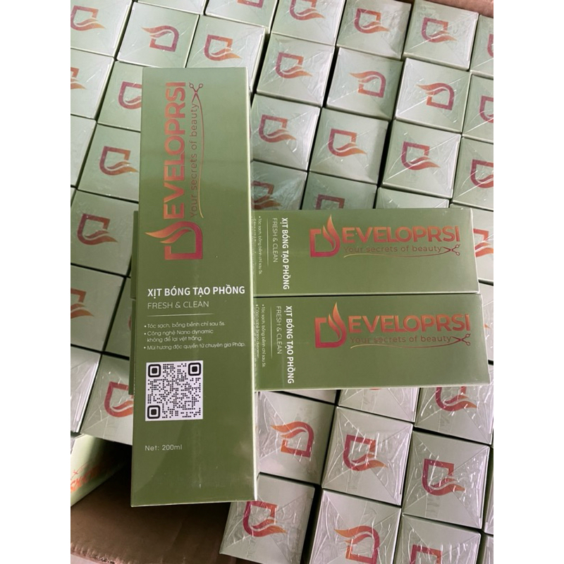 Dầu gội khô,xịt phồng tóc DEVELOPRSI 200ml