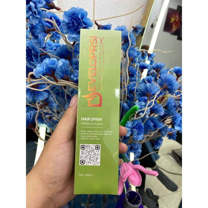 Dầu gội khô,xịt phồng tóc DEVELOPRSI 200ml