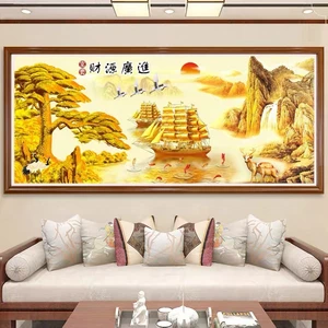 Tranh Tết Phong Thủy Thuận Buồm Xuôi Gió Tài Lộc, Trang Trí Nhà Cửa Quà Tặng Năm Mới, Sỉ Quà Doanh Nghiệp