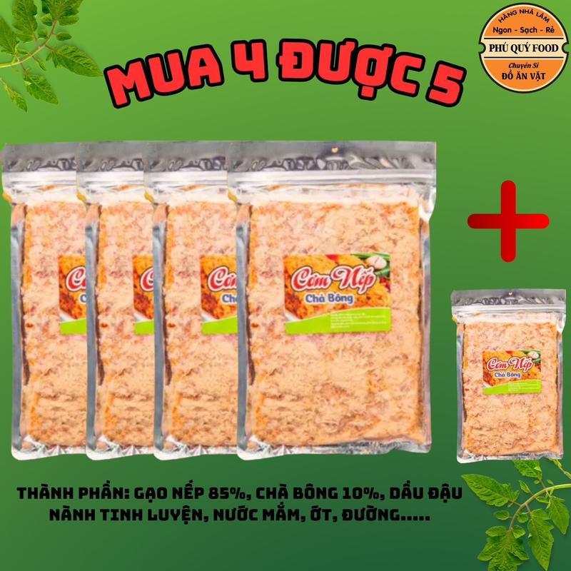 Combo Cơm Cháy Chà Bông ( Mua 4 Được 5)