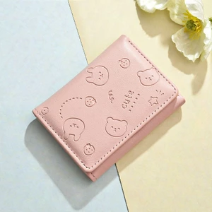 Ví nữ mini dáng gập gấu thỏ cute Cải Store VDG58