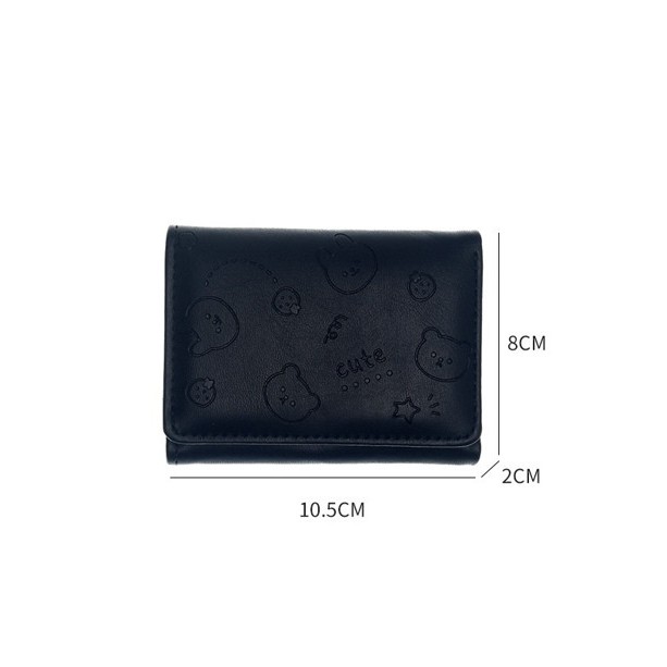 Ví nữ mini dáng gập gấu thỏ cute Cải Store VDG58