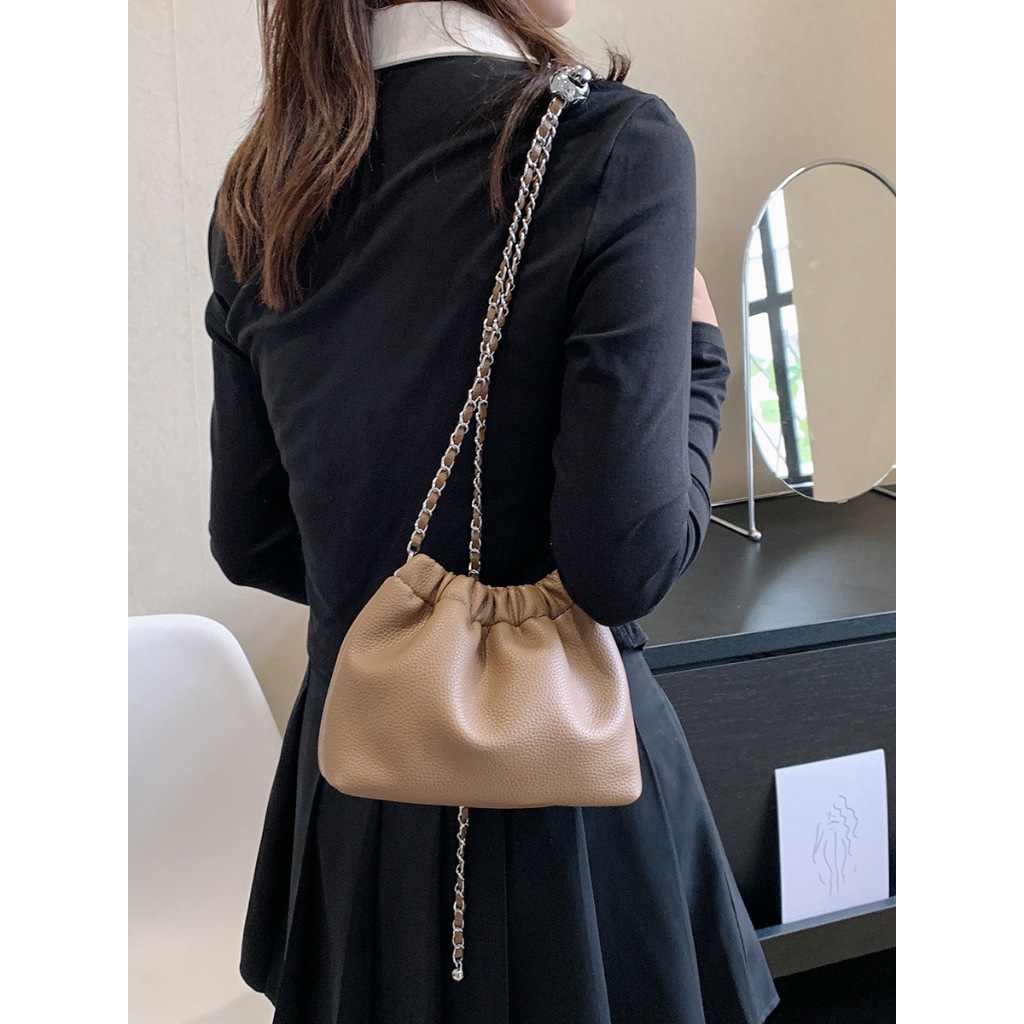 Túi bucket nữ da mềm đeo chéo Cari Store DXD239